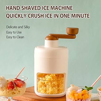 Manual Mini Ice Crusher Snow Cone Machine