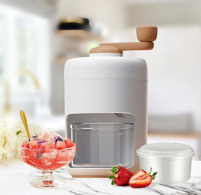 Manual Mini Ice Crusher Snow Cone Machine