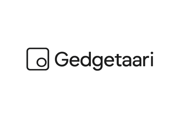 minimalist logo on word gedgetaari