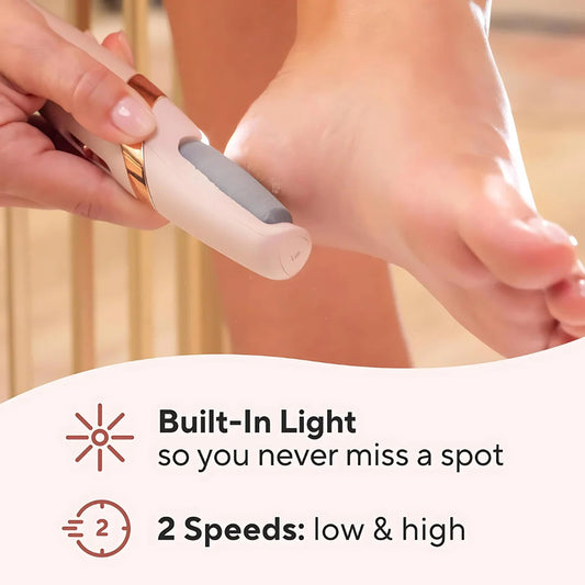 Rechargeable electric callus remover